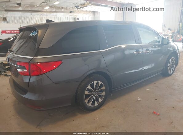 5FNRL6H76NB022502 2022 HONDA ODYSSEY Серый Задняя правая четверть