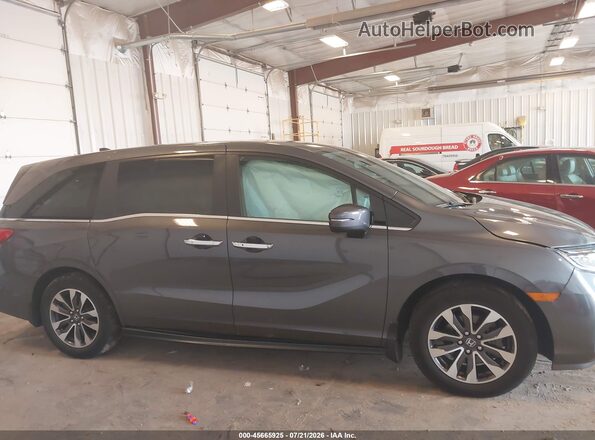 5FNRL6H76NB022502 2022 HONDA ODYSSEY Серый Вид задней части салона