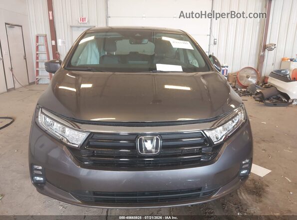 5FNRL6H76NB022502 2022 HONDA ODYSSEY Серый Вид щитка приборов