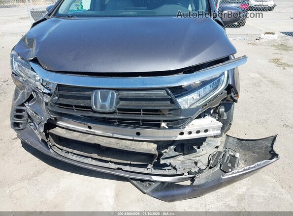 5FNRL6H76NB029479 2022 HONDA ODYSSEY Gray Vista frontal