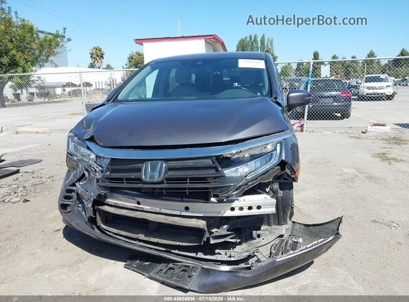 5FNRL6H76NB029479 2022 HONDA ODYSSEY Gray Vista del cuadro de instrumentos