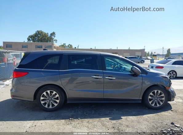 5FNRL6H76NB029479 2022 HONDA ODYSSEY Gray Vista interior trasera