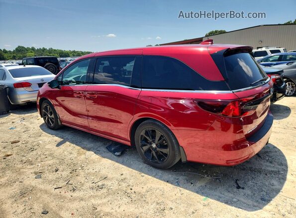 5FNRL6H76PB010854 2023 HONDA ODYSSEY Red Հետևի ձախ