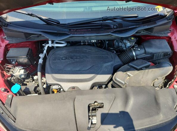 5FNRL6H76PB010854 2023 HONDA ODYSSEY Red Շարժիչի բաժամունքի տեսք