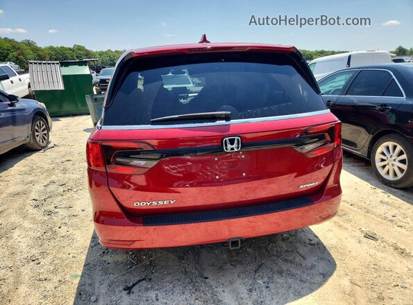 5FNRL6H76PB010854 2023 HONDA ODYSSEY Red Հետևի տեսք