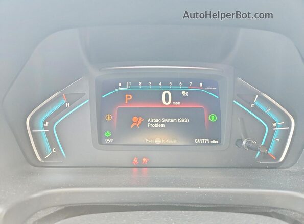 5FNRL6H76PB010854 2023 HONDA ODYSSEY Red Սարքավորումների վահանակի տեսք