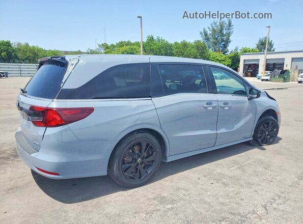 5FNRL6H76RB053402 2024 HONDA ODYSSEY Серый Задняя правая четверть