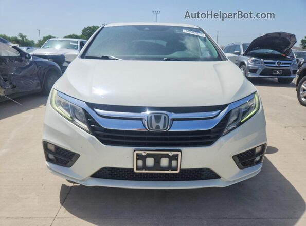 5FNRL6H77JB022504 2018 HONDA ODYSSEY White Դիմացի տեսք