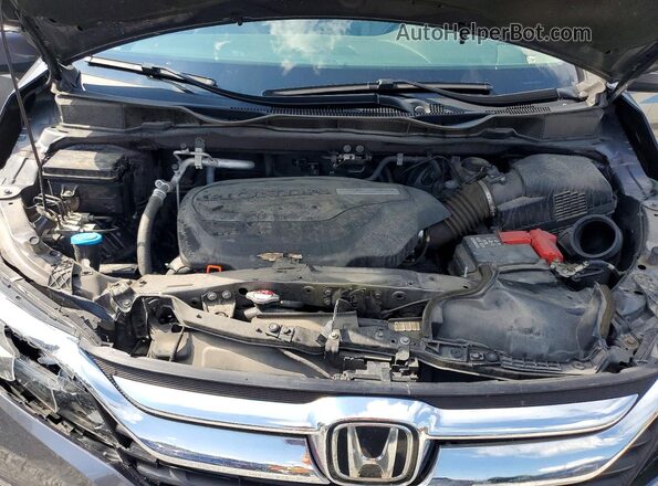 5FNRL6H77JB022566 2018 HONDA ODYSSEY Gray ძრავის განყოფილების ხედი