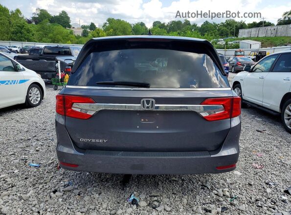5FNRL6H77JB022566 2018 HONDA ODYSSEY Gray უკანა ხედი