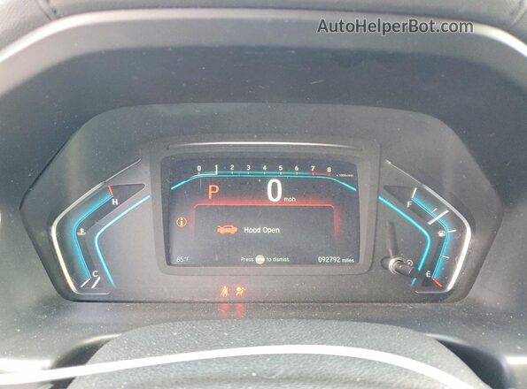 5FNRL6H77JB022566 2018 HONDA ODYSSEY Gray ხელსაწყოთა პანელის ხედი