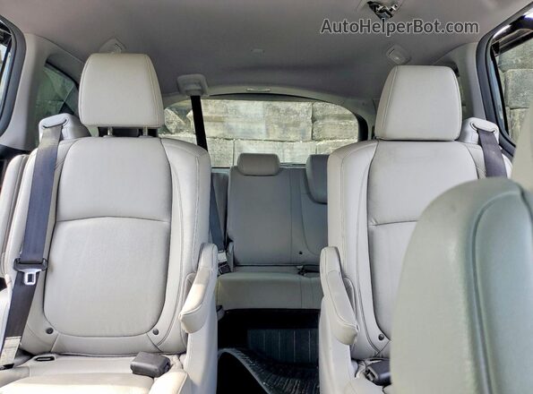 5FNRL6H77JB022566 2018 HONDA ODYSSEY Gray უკანა სავარძლების ხედი