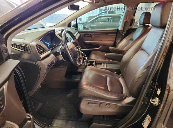 5FNRL6H77JB032241 2018 HONDA ODYSSEY Black Սալոնի դիմացի տեսք