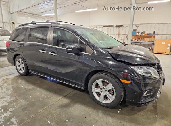 5FNRL6H77JB032241 2018 HONDA ODYSSEY Black Առջևի աջ