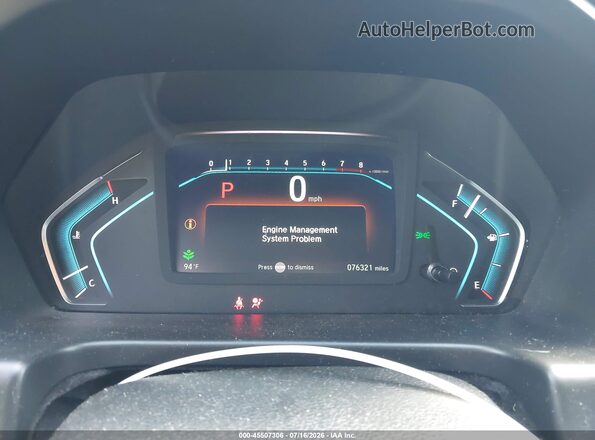 5FNRL6H77JB057303 2018 HONDA ODYSSEY White უკანა სავარძლების ხედი