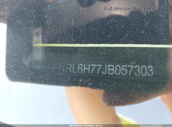 5FNRL6H77JB057303 2018 HONDA ODYSSEY White 