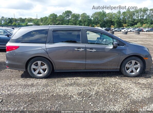 5FNRL6H77KB005865 2019 HONDA ODYSSEY Серый Вид задней части салона