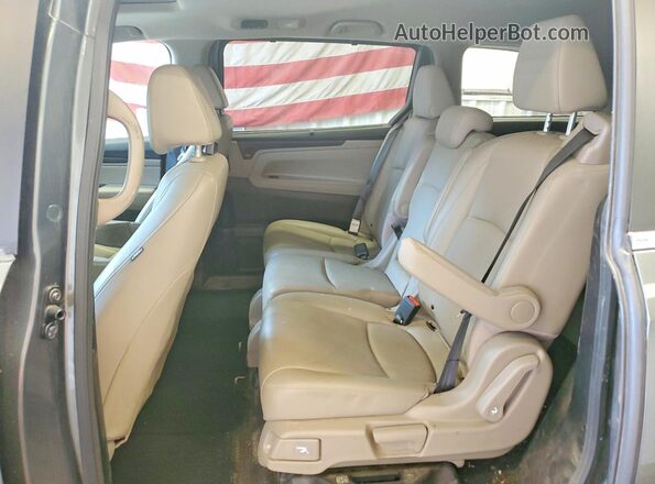 5FNRL6H77KB058811 2019 HONDA ODYSSEY Gray უკანა სალონის ხედი