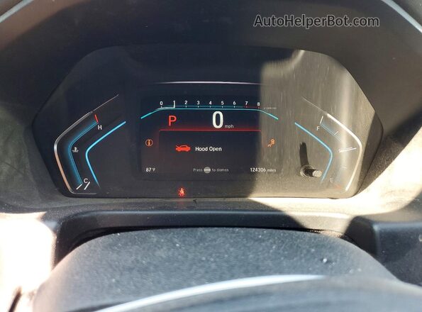 5FNRL6H77KB058811 2019 HONDA ODYSSEY Gray ხელსაწყოთა პანელის ხედი