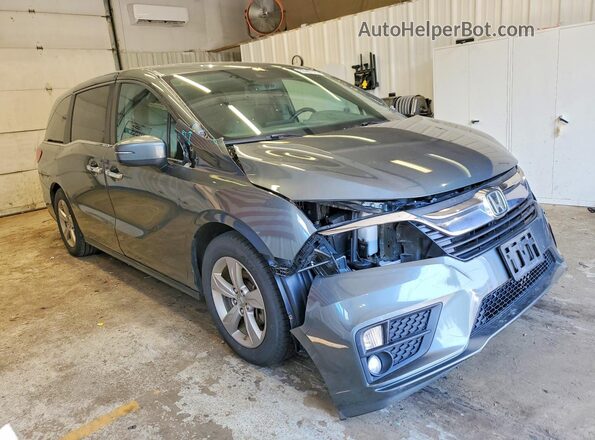 5FNRL6H77KB058811 2019 HONDA ODYSSEY Gray წინა მარჯვენა