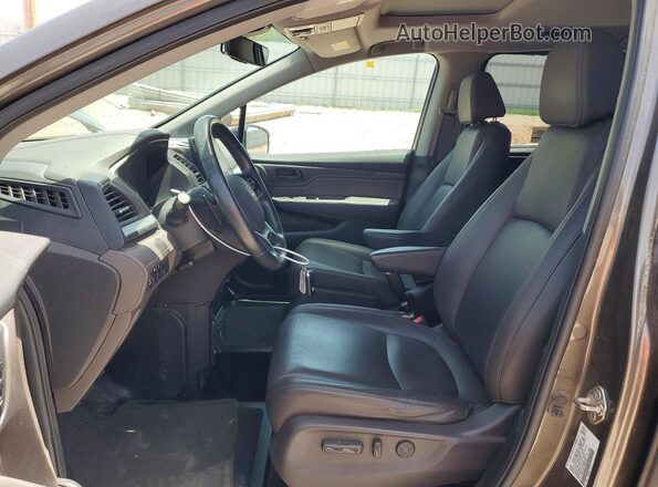 5FNRL6H77KB087239 2019 HONDA ODYSSEY Gray Front interior view