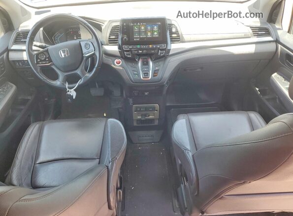 5FNRL6H77KB087239 2019 HONDA ODYSSEY Gray Dashboard view