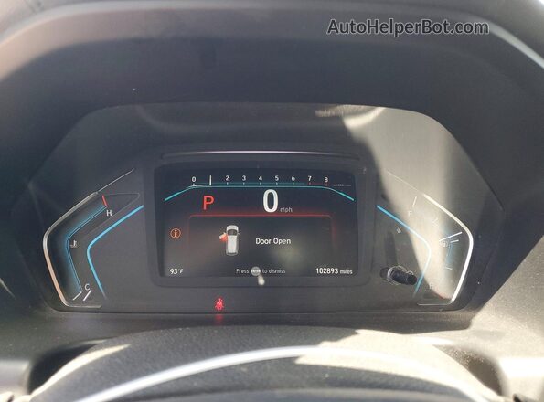 5FNRL6H77KB087239 2019 HONDA ODYSSEY Gray Instrument cluster view