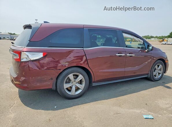 5FNRL6H77KB103231 2019 HONDA ODYSSEY Burgundy Задня права чверть