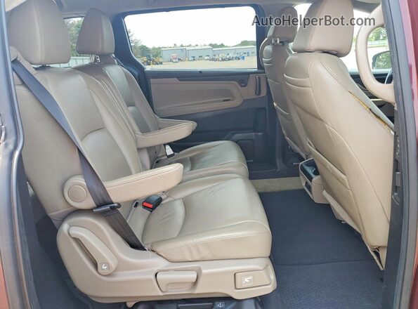 5FNRL6H77KB103231 2019 HONDA ODYSSEY Burgundy Вид задньої частини салону