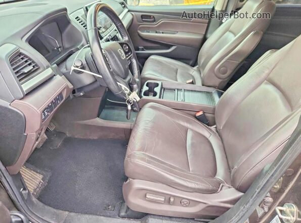 5FNRL6H77KB114360 2019 HONDA ODYSSEY Charcoal წინა სალონის ხედი