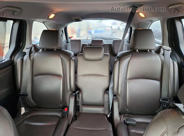 5FNRL6H77KB114360 2019 HONDA ODYSSEY Charcoal უკანა სავარძლების ხედი