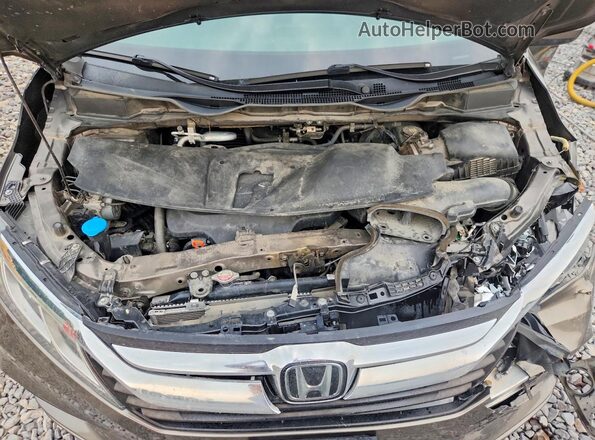 5FNRL6H77KB114360 2019 HONDA ODYSSEY Charcoal ძრავის განყოფილების ხედი