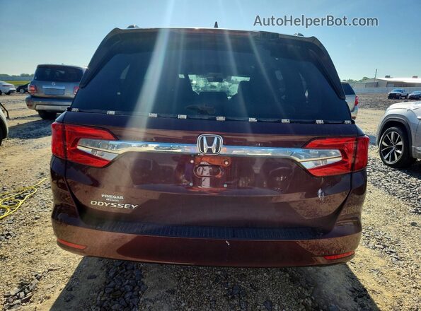 5FNRL6H77KB135340 2019 HONDA ODYSSEY Maroon Vista trasera