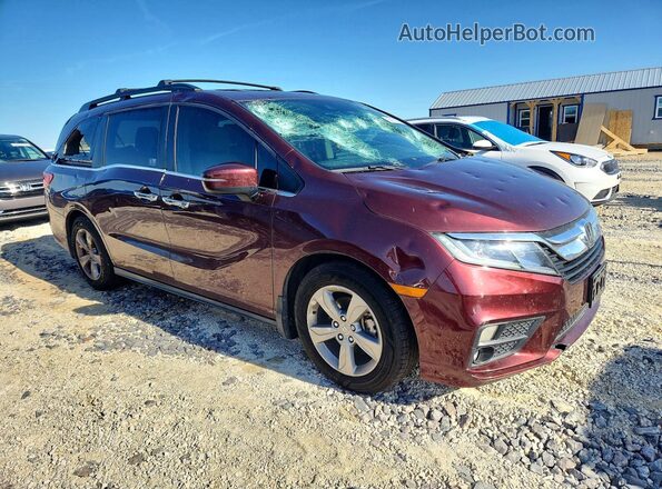5FNRL6H77KB135340 2019 HONDA ODYSSEY Maroon Delantero derecho