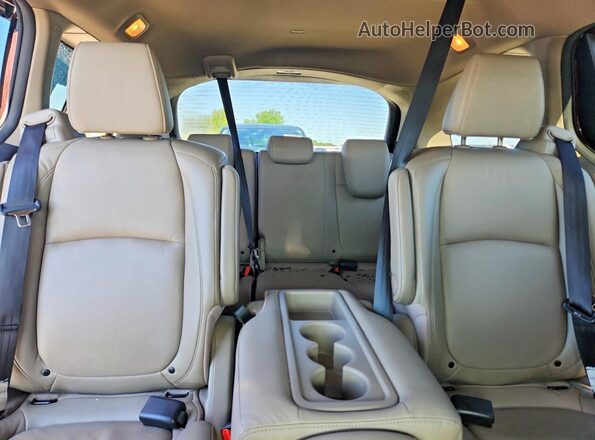 5FNRL6H77KB135340 2019 HONDA ODYSSEY Maroon Vista de los asientos traseros