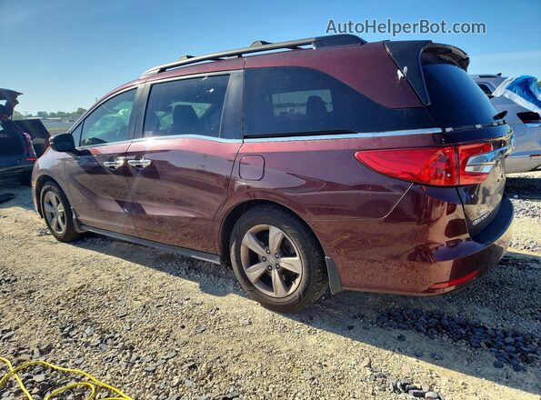 5FNRL6H77KB135340 2019 HONDA ODYSSEY Maroon Trasero izquierdo