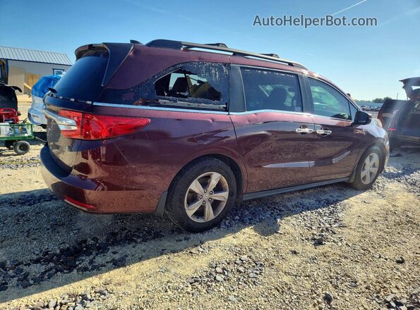 5FNRL6H77KB135340 2019 HONDA ODYSSEY Maroon Trasero derecho