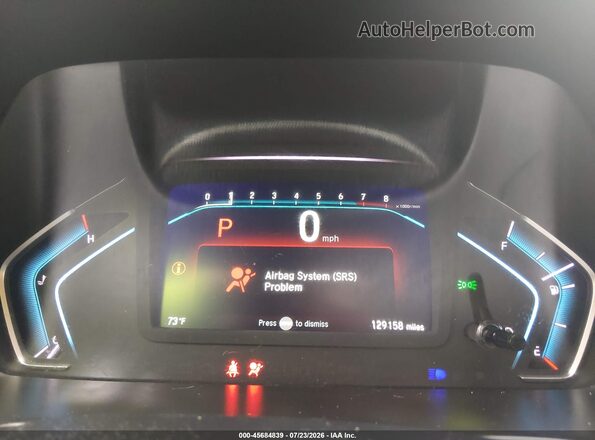 5FNRL6H77LB020058 2020 HONDA ODYSSEY Black Вид задніх сидінь