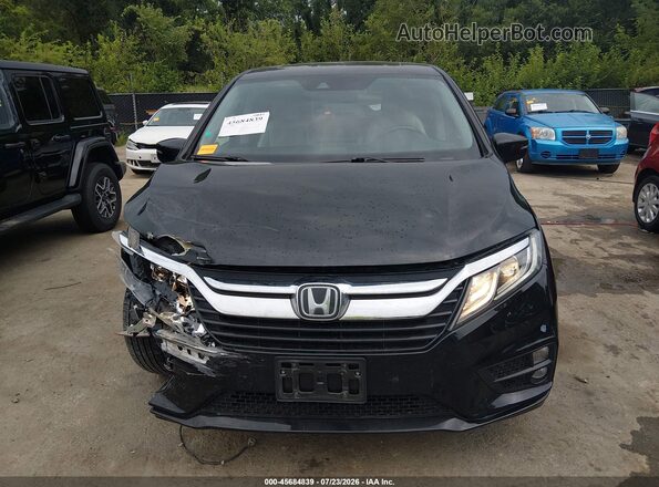 5FNRL6H77LB020058 2020 HONDA ODYSSEY Black Вид задньої частини салону