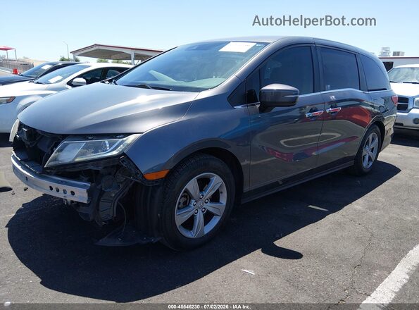 5FNRL6H77LB052413 2020 HONDA ODYSSEY Silver Vista tres cuartos delantera izquierda