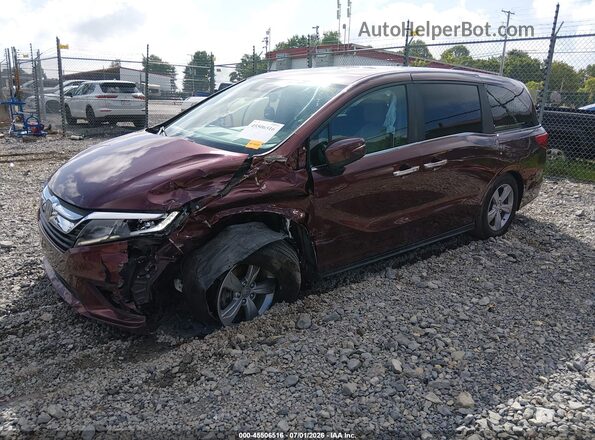 5FNRL6H77LB074203 2020 HONDA ODYSSEY Maroon Front left