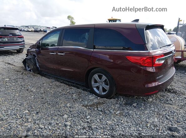 5FNRL6H77LB074203 2020 HONDA ODYSSEY Maroon Rear left