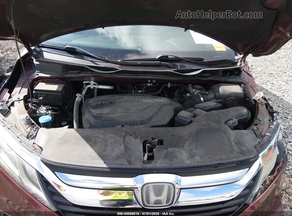 5FNRL6H77LB074203 2020 HONDA ODYSSEY Maroon Rear view
