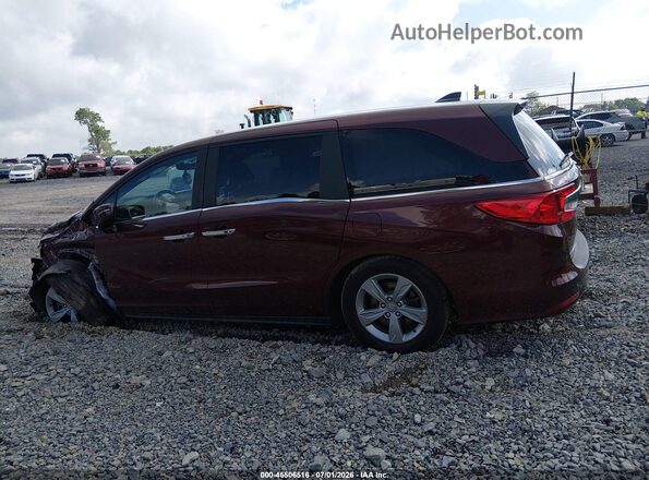 5FNRL6H77LB074203 2020 HONDA ODYSSEY Maroon 360 interior view