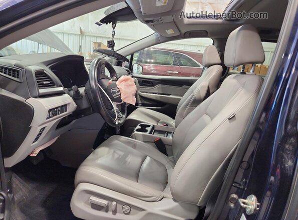 5FNRL6H77MB016013 2021 HONDA ODYSSEY Синий Вид салона спереди