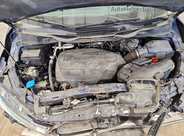 5FNRL6H77MB016013 2021 HONDA ODYSSEY Синий Вид подкапотного пространства