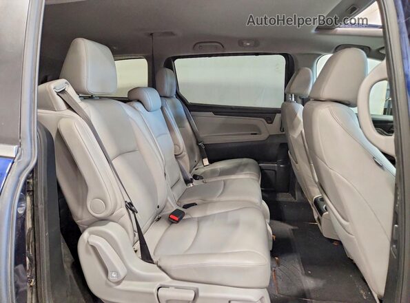 5FNRL6H77MB016013 2021 HONDA ODYSSEY Синий Вид задней части салона