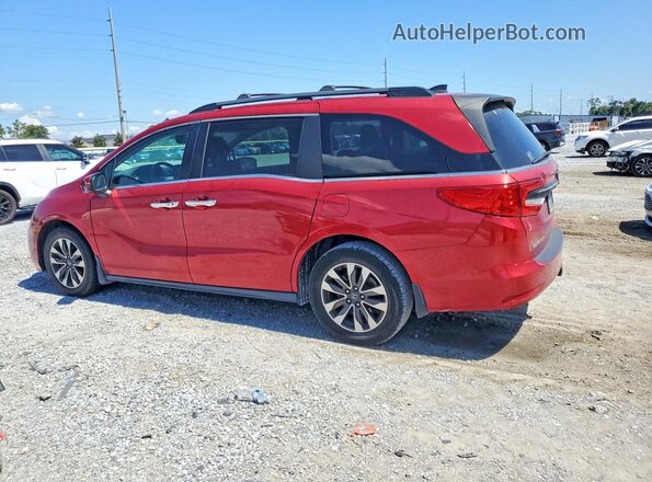 5FNRL6H77NB017289 2022 HONDA ODYSSEY Red Հետևի ձախ