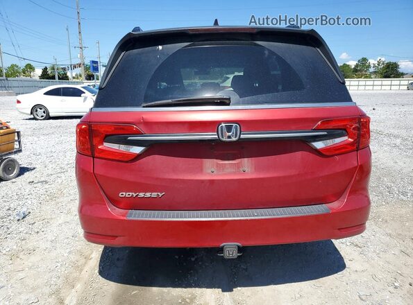 5FNRL6H77NB017289 2022 HONDA ODYSSEY Red Հետևի տեսք
