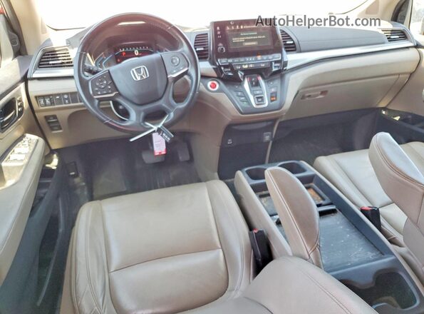 5FNRL6H77NB017289 2022 HONDA ODYSSEY Red Առջևի վահանակի տեսք